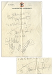 Jimi Hendrix Experience Signatures -- Perhaps the Best Signatures of the Group Ever Available, With Jimi Writing, to an Electric lady / Jimi Hendrix -- With Roger Epperson COA